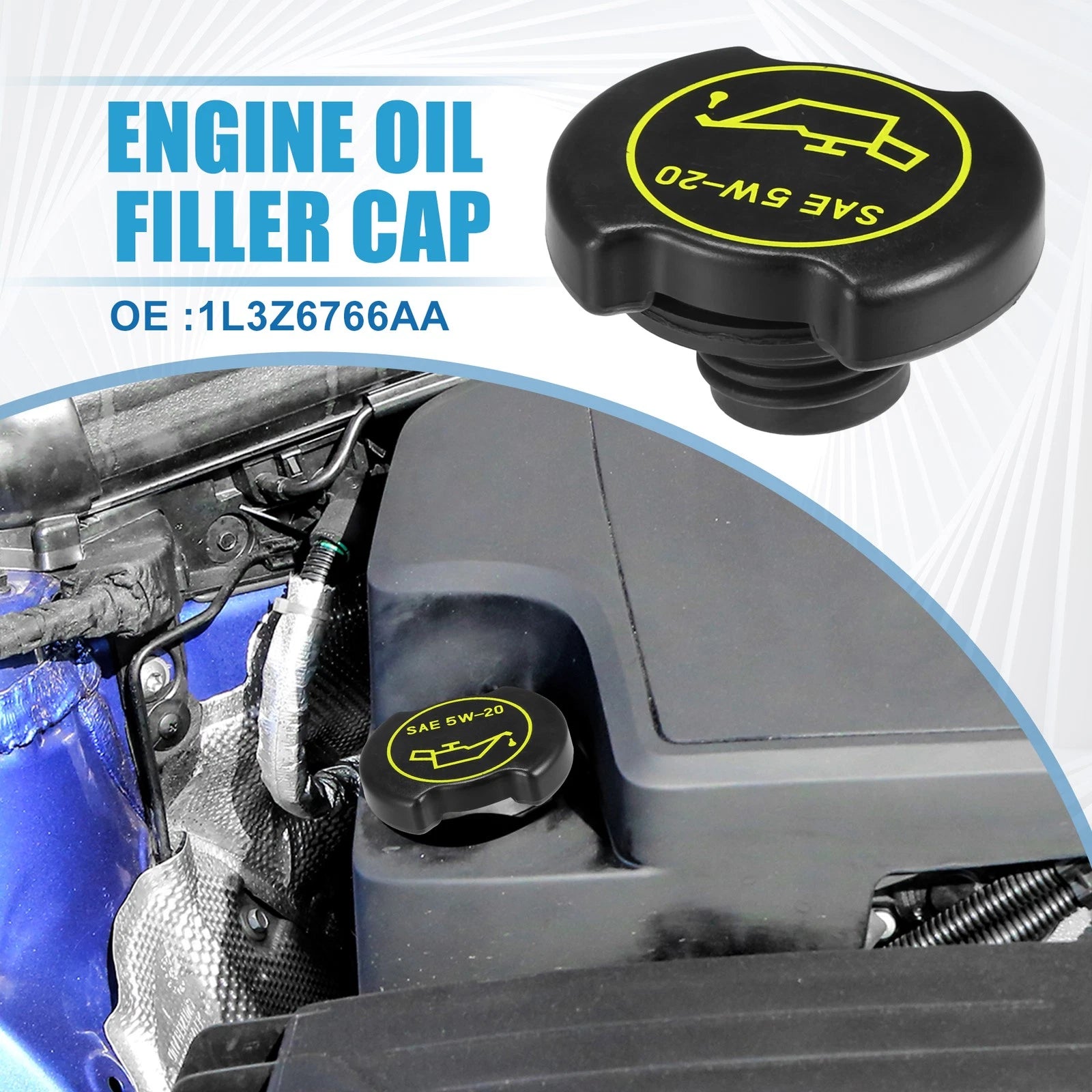 Engine Oil Filler Cap Replacement for Ford E-250 4.6L (2003–2007)
