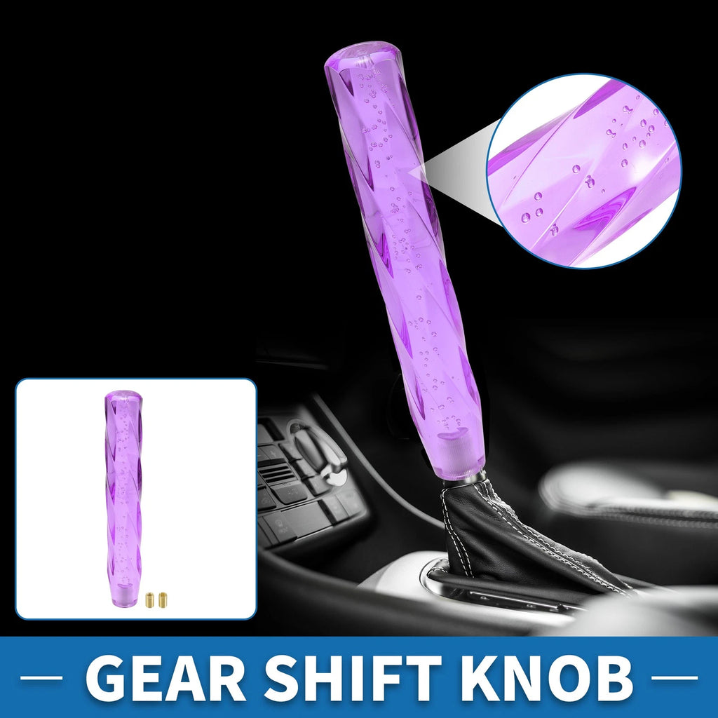 Universal Shift Knob with 2 Adapters for (30cm, Purple)