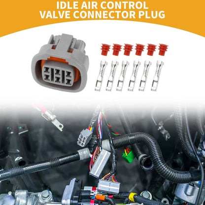6 Pin Idle Air Control Valve Connector Plug for Toyota 1JZ 2JZ (1986–2002)