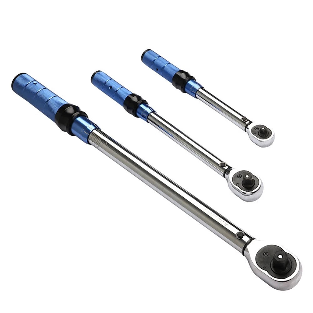 Precision industrial torque wrench adjustable for car part installation tasks