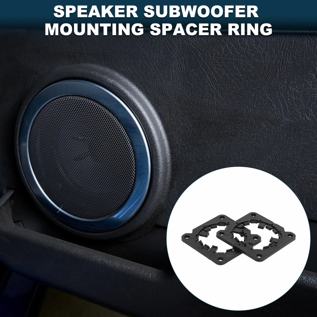 2X Speaker Spacer Ring Adapter for Nissan (ABS)