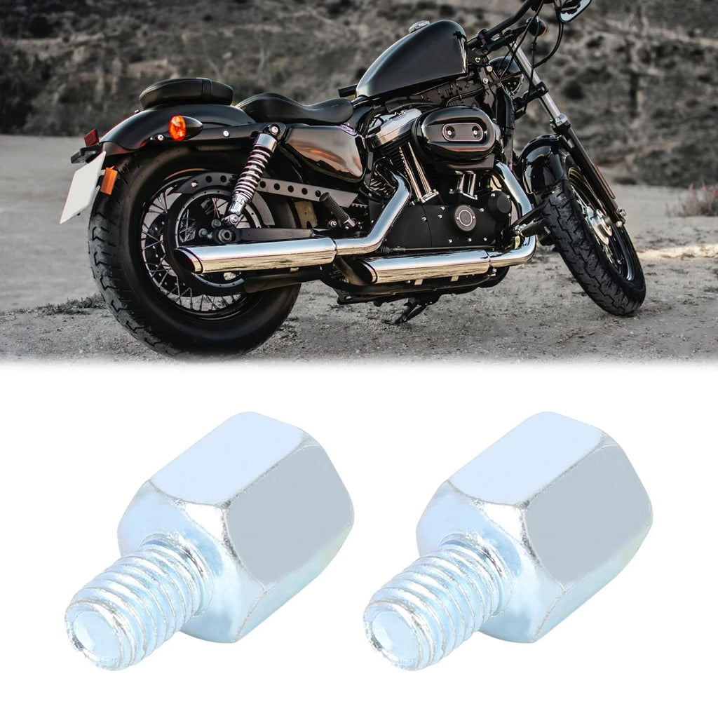 2pcs Rearview Mirror Adapter Left to Right 8mm for Motorcycle Bike (Universal)