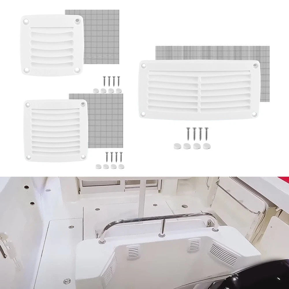 Louvered Square Air Vent for RV Boat