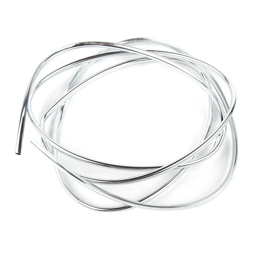 Chrome Trim Moulding 6mm x 2m for Universal Applications