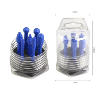 7PCS Diamond Grinding Bits for Woodworking Rust Removal