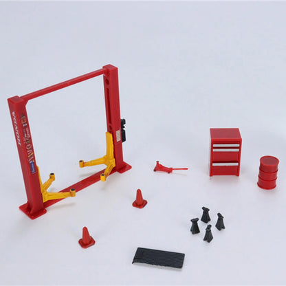 1/64 Scale Diecast Garage Tool Set for Model Cars