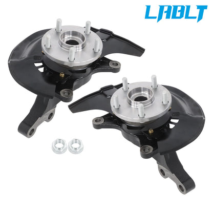 2X Front Side Wheel Bearing Hub Knuckle Assembly for Toyota Sienna (2004–2010) AWD