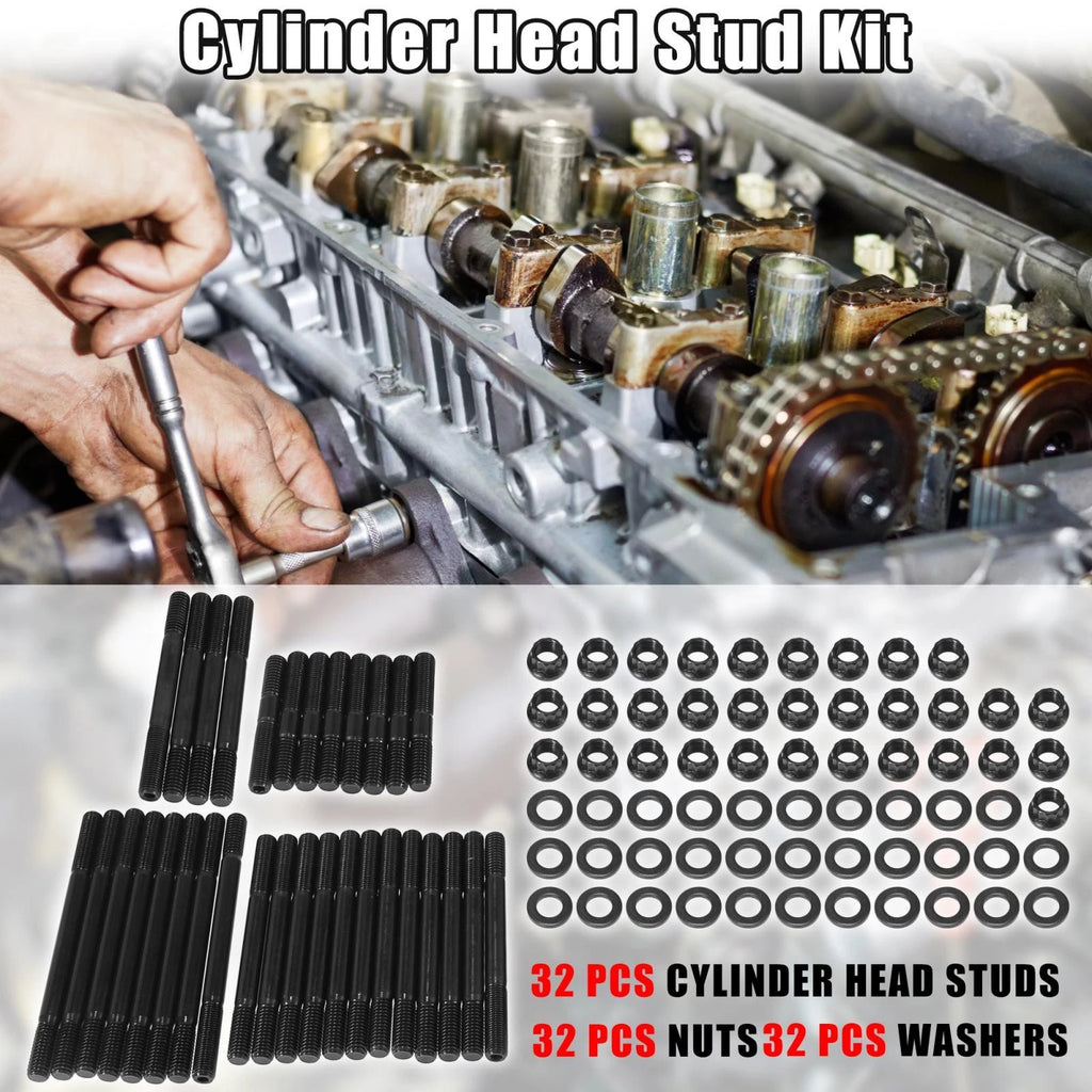 Cylinder Head Stud Kit Replacement for Chevy BBC 454 (1969–1975)