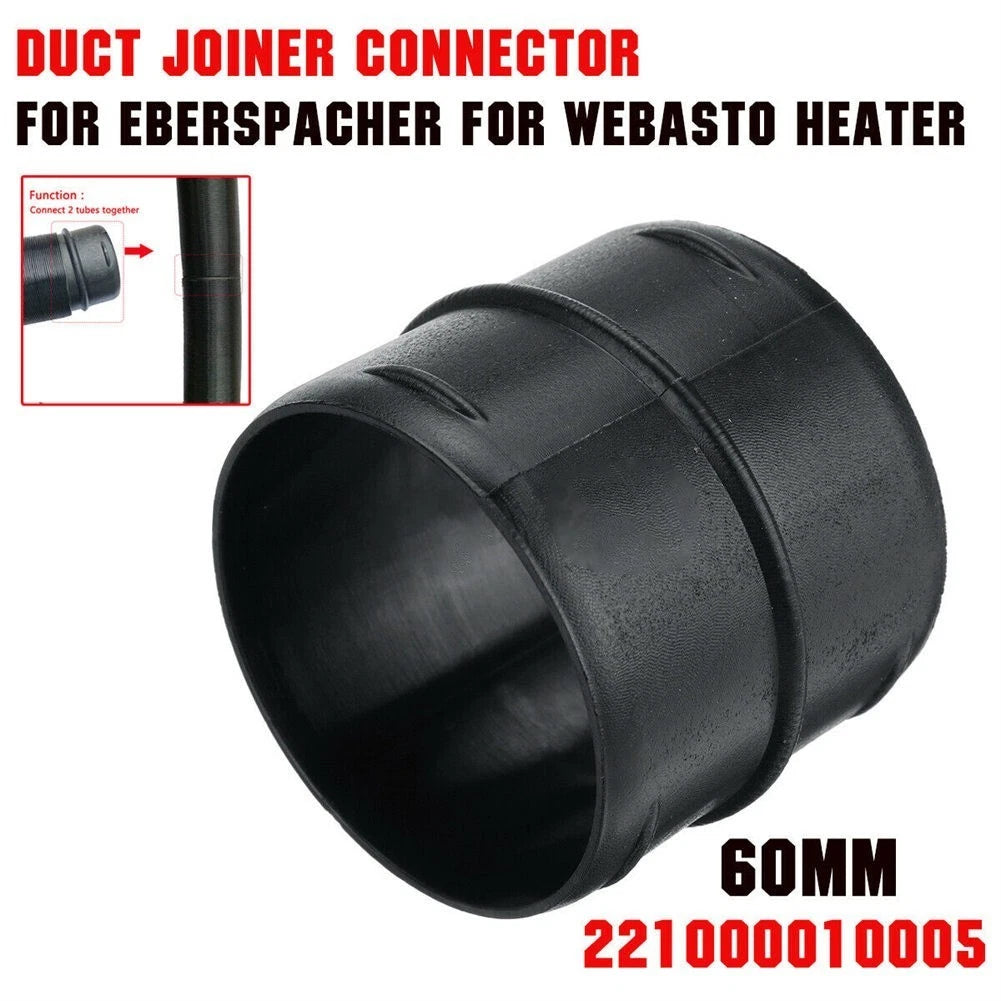 60mm Duct Joiner Connector Pipe for Espar and For Webasto Heating Systems