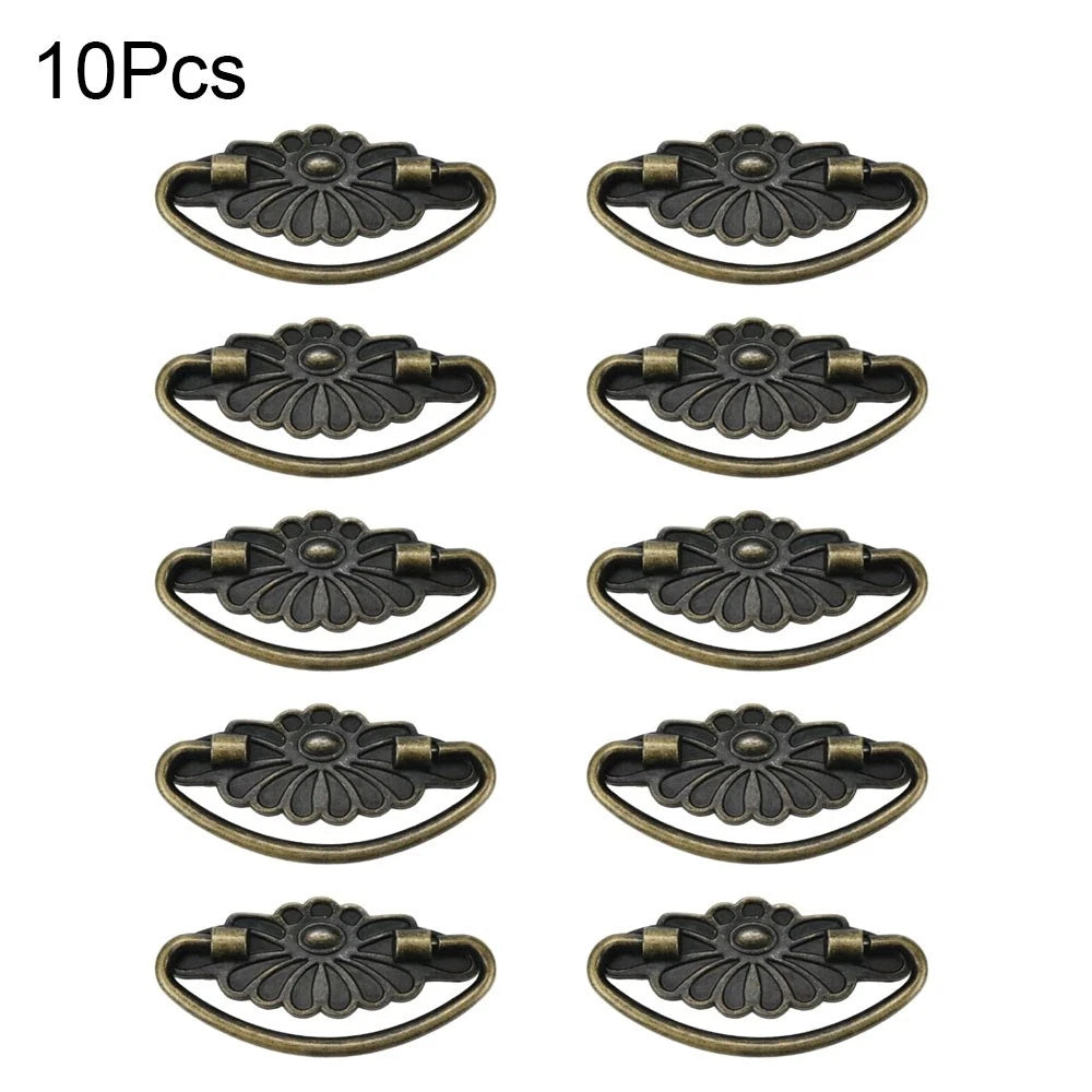 10Pcs Zinc Alloy Drawer Knob Pulls for Cabinet Hardware