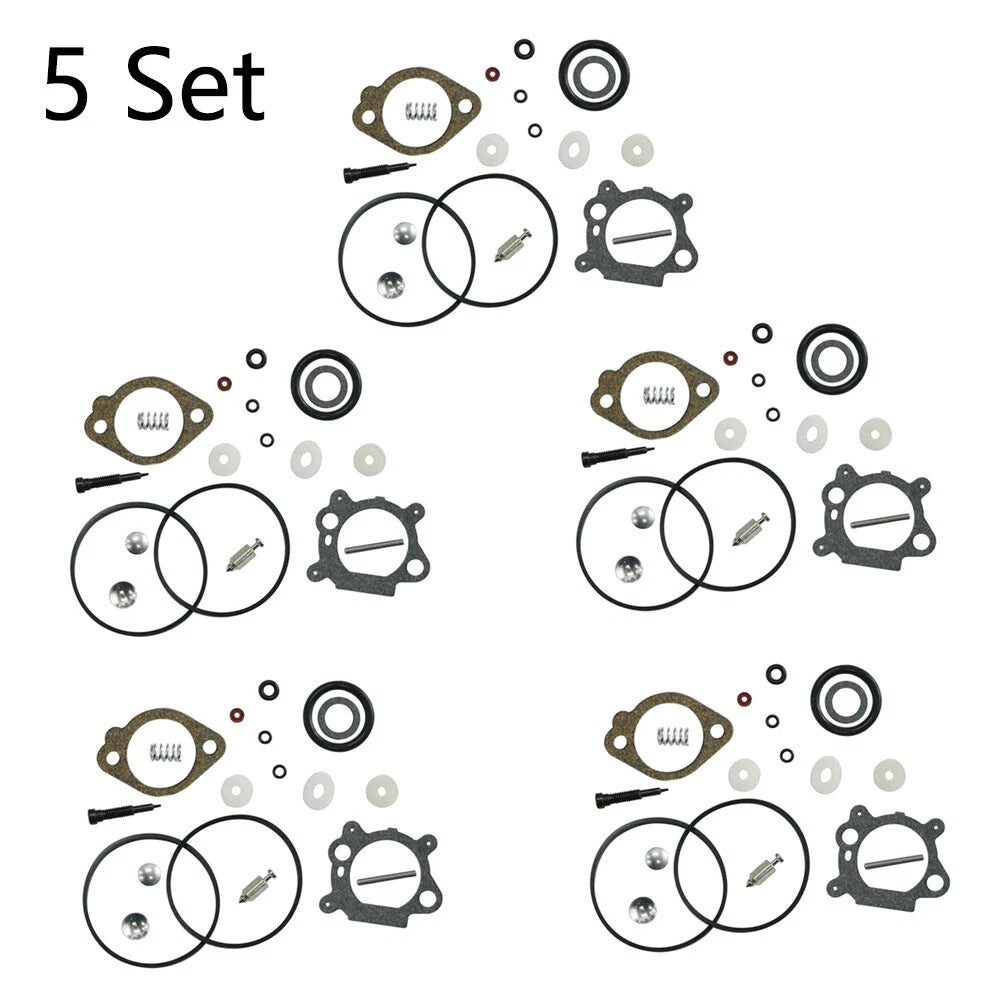 Set of 5 Carburetor Rebuild Kits for B&S 492495 493762 498260