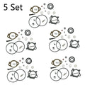 Set of 5 Carburetor Rebuild Kits for B&S 492495 493762 498260