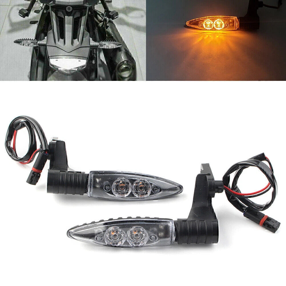 Amber LED Turning Signal Blinker Light for BMW F800 GS/R/S S100R HP4 (2013–2018)