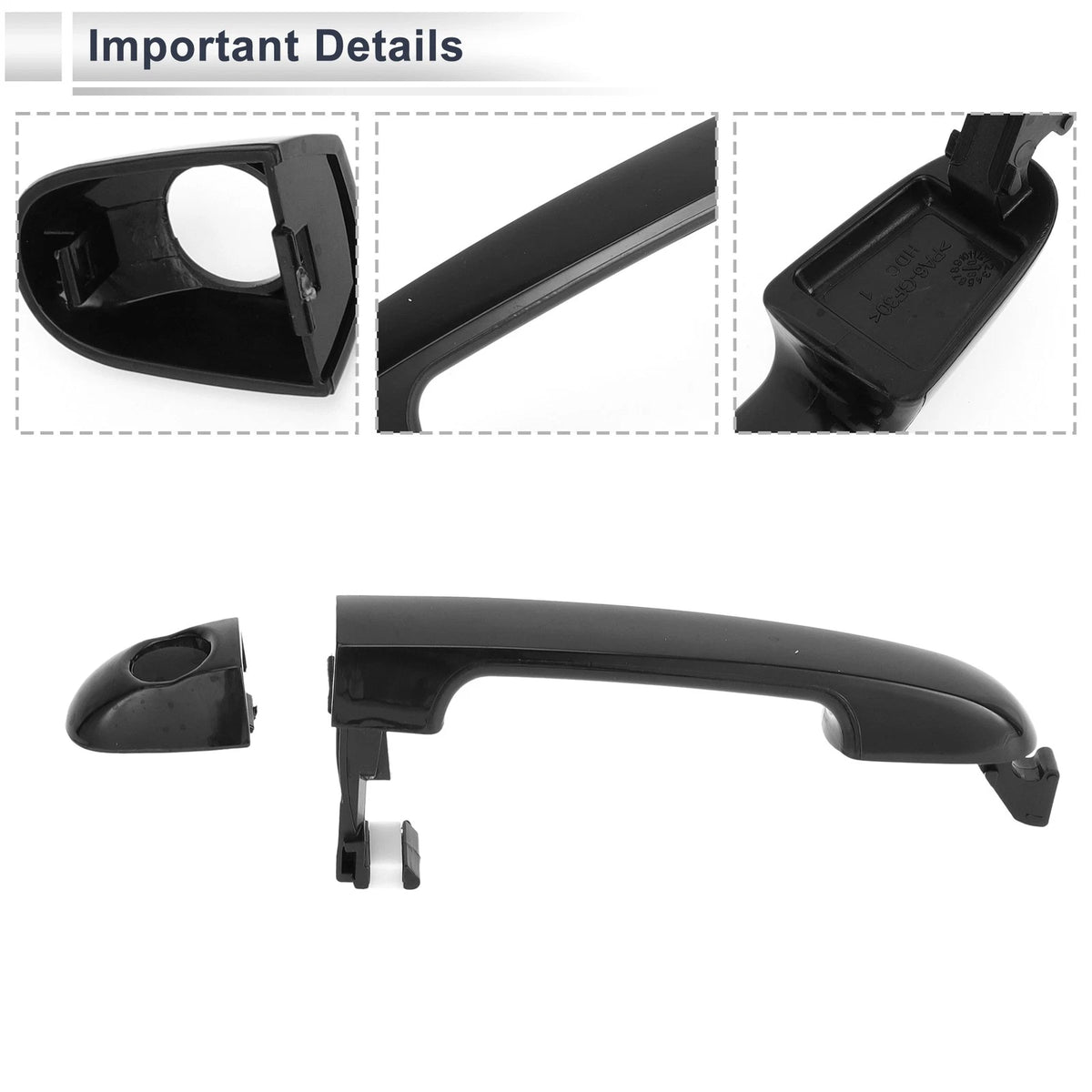 Front Door Handles for Hyundai Accent GLS (2006–2011) No. 826512H000