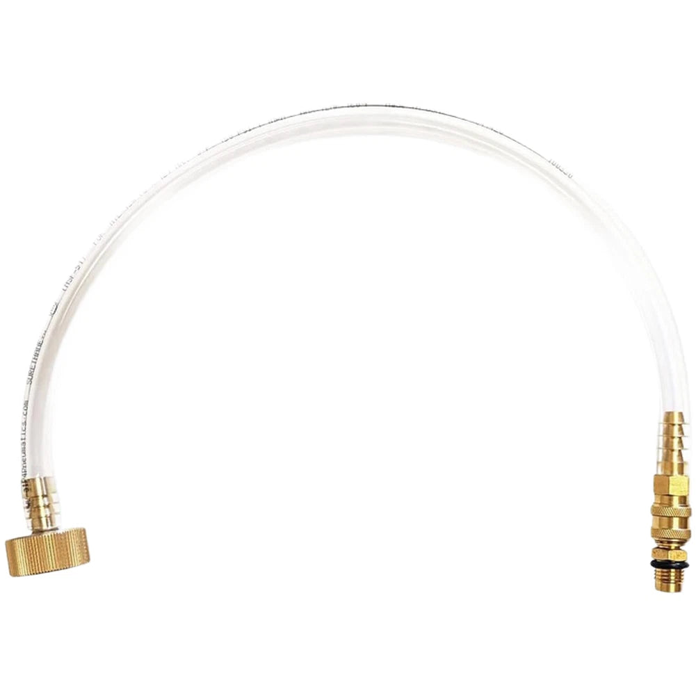 Hydraulic Bleed System Kit for Marine (Plastic Tube, Brass Quick Connect)