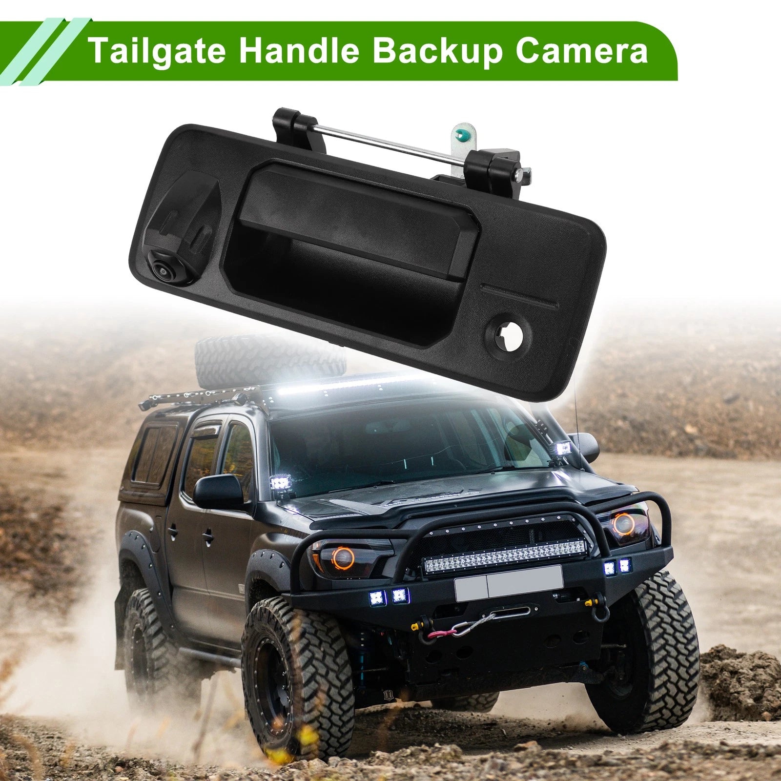 Tailgate Handle Backup Rear View Camera for Toyota Tacoma (2016–2022)