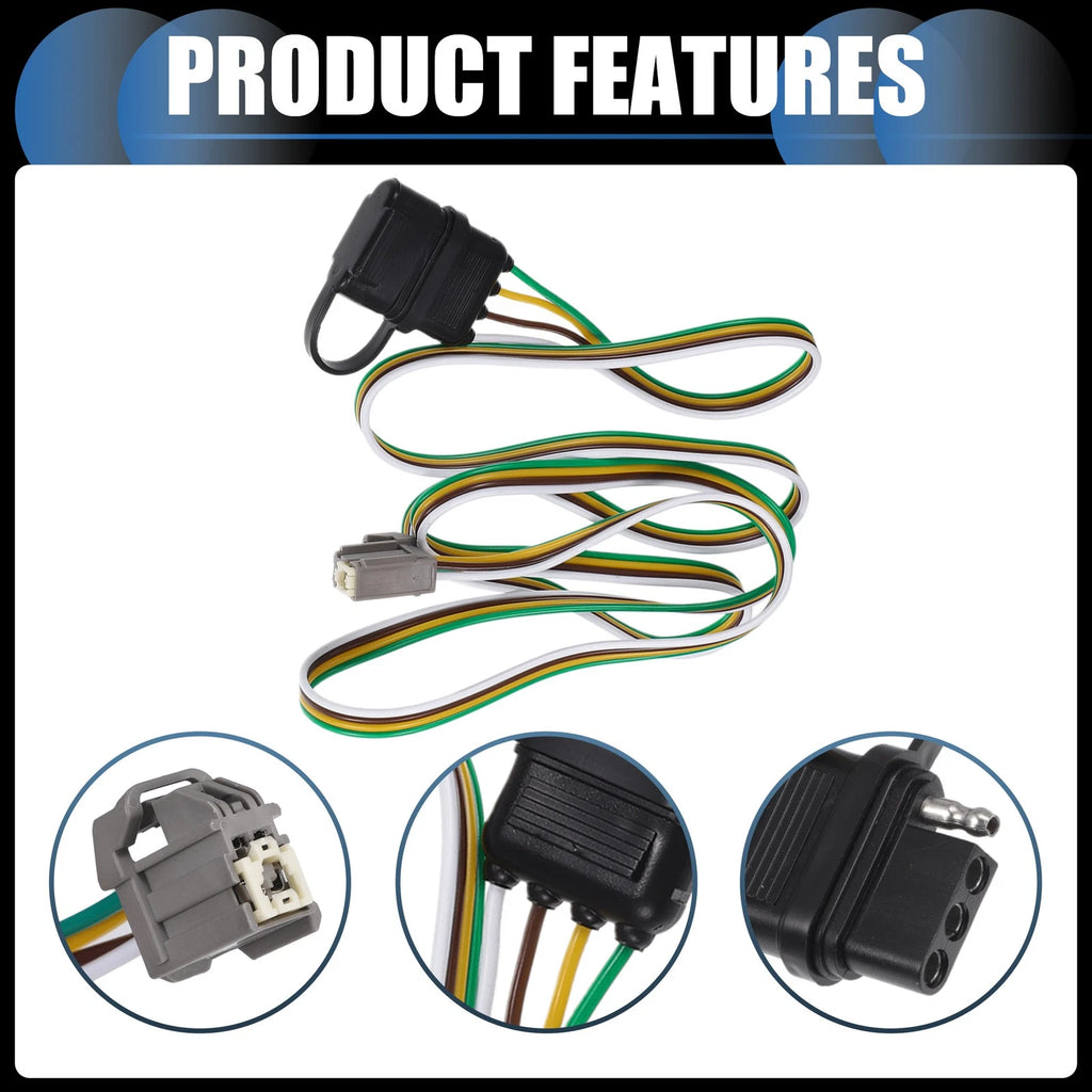 Trailer Wiring Harness 4-Pin Kit for Chevrolet Equinox (2010–2017)