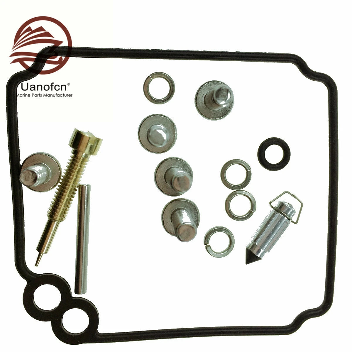 Carburetor Repair Kit for Yamaha 2-Stroke 9.9HP 15HP (1990–2000) 63V-W0093-00-00