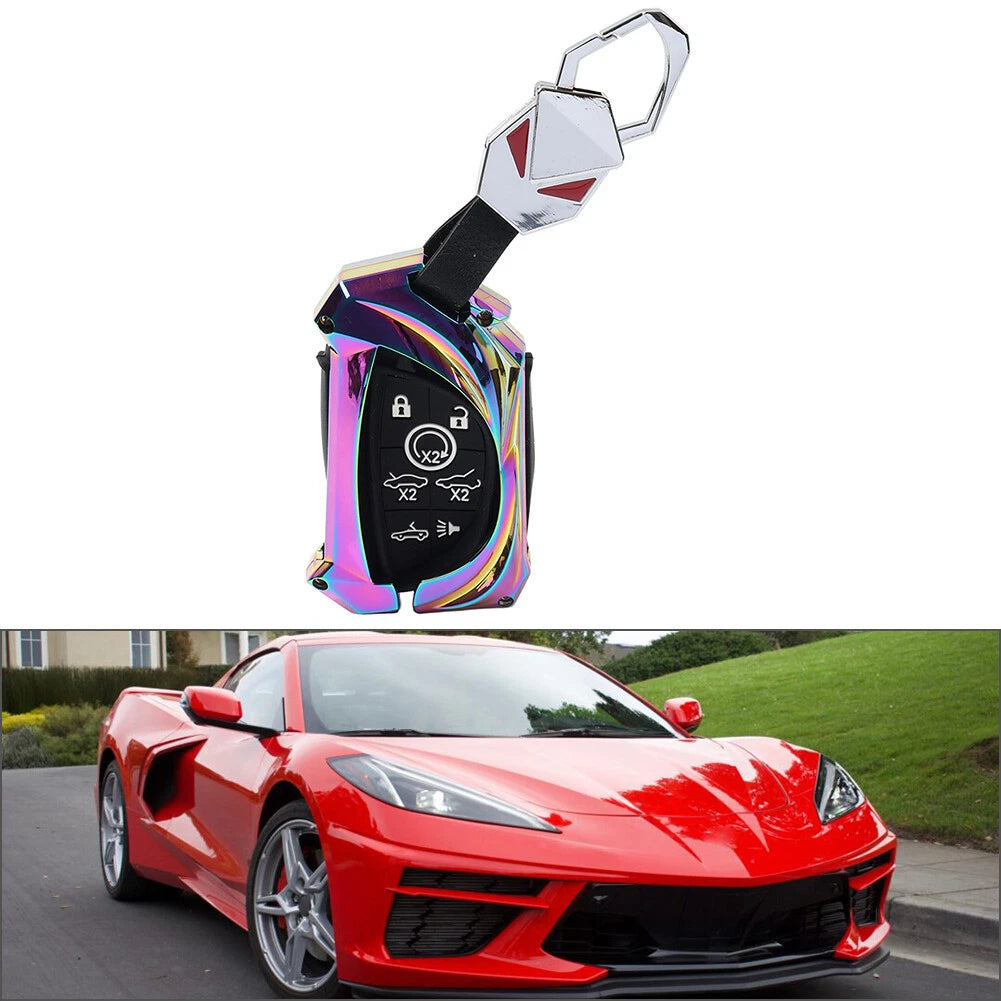 7 Button Remote Key Fob Shell Case for Chevrolet Corvette (2020–2023)