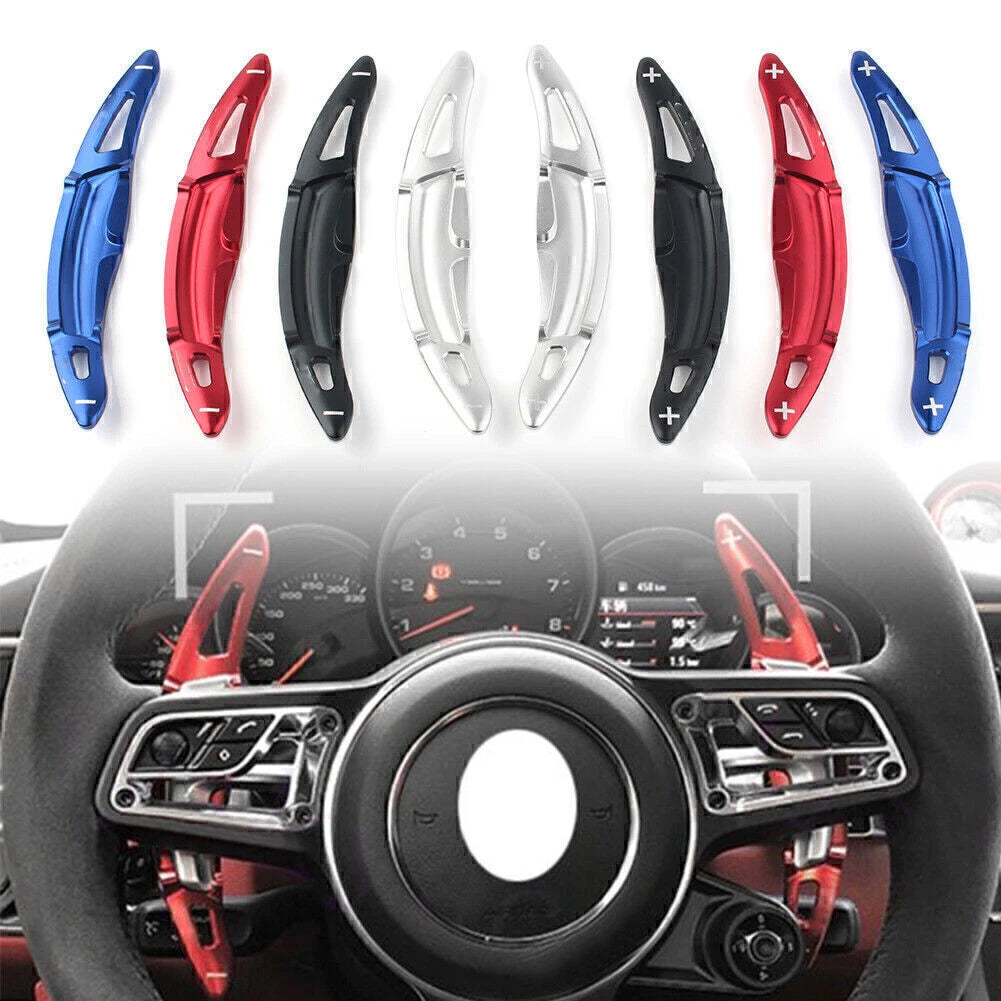 Wheel Shift Paddle Extension for Porsche 911 Cayenne (2011–2021) Red
