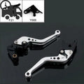Short Brake Clutch Levers for Yamaha YZF 1000 R1 (1999–2001) Silver