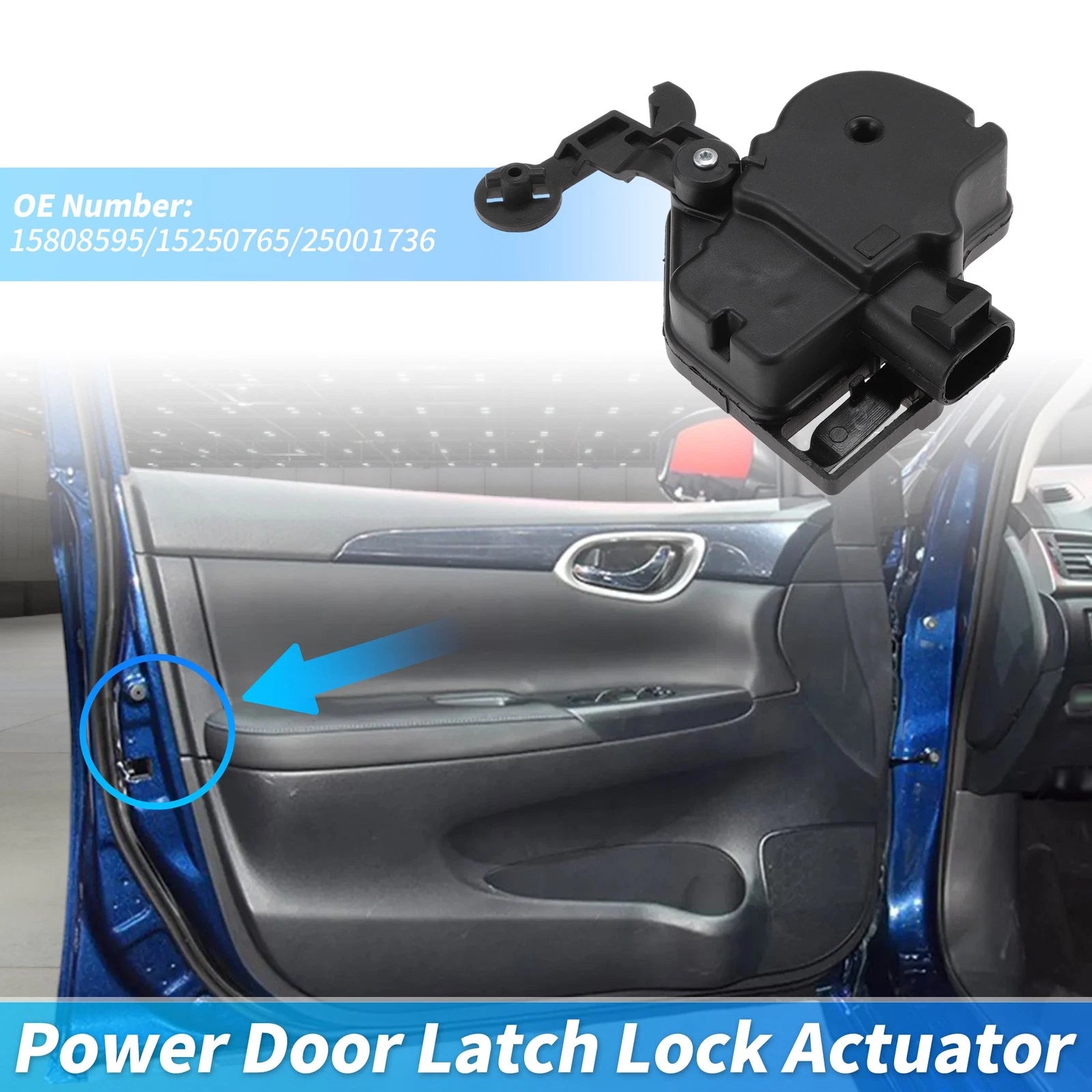 Back Door Power Door Lock Actuator Replacement for Cadillac Escalade (2002–2006)