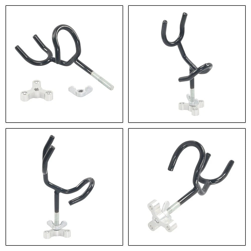 20 Degree Adjustable Rod Holder for Yacht Boat (23x12x7cm, Black)