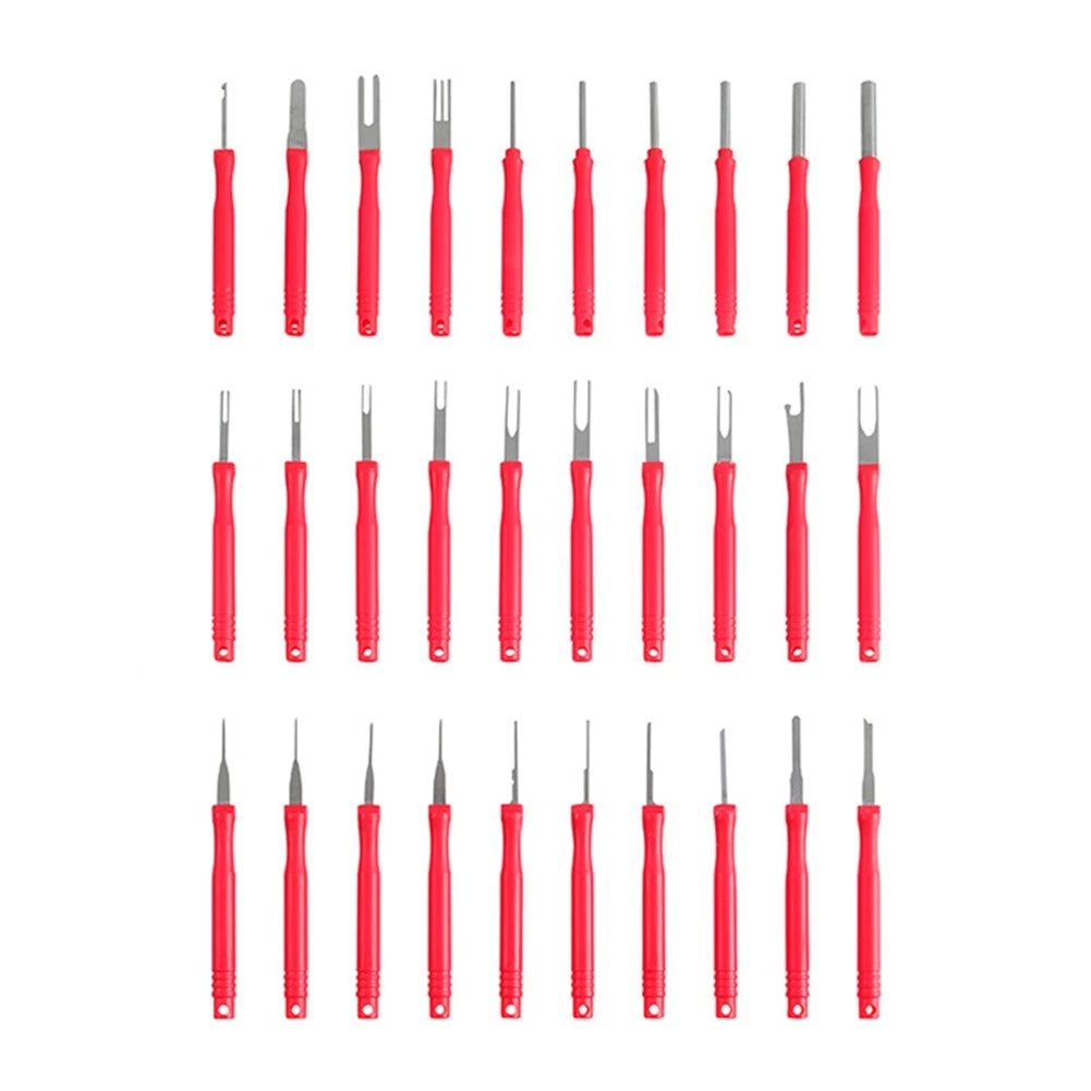 30Pcs Terminal Removal Tool Kit for Electrical Connectors (Universal)