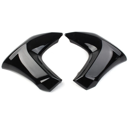 Gloss Black Radiator Cap Fairing Compression Plate for Kawasaki ER6N (2012–2016)