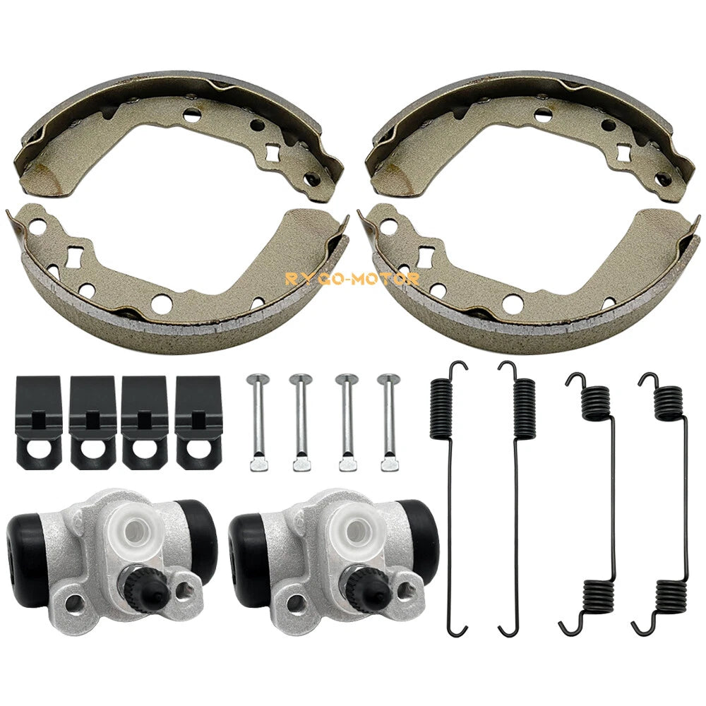 Front Brake Wheel Cylinders & Shoes Kit for Suzuki King Quad 300 (1991–2001)