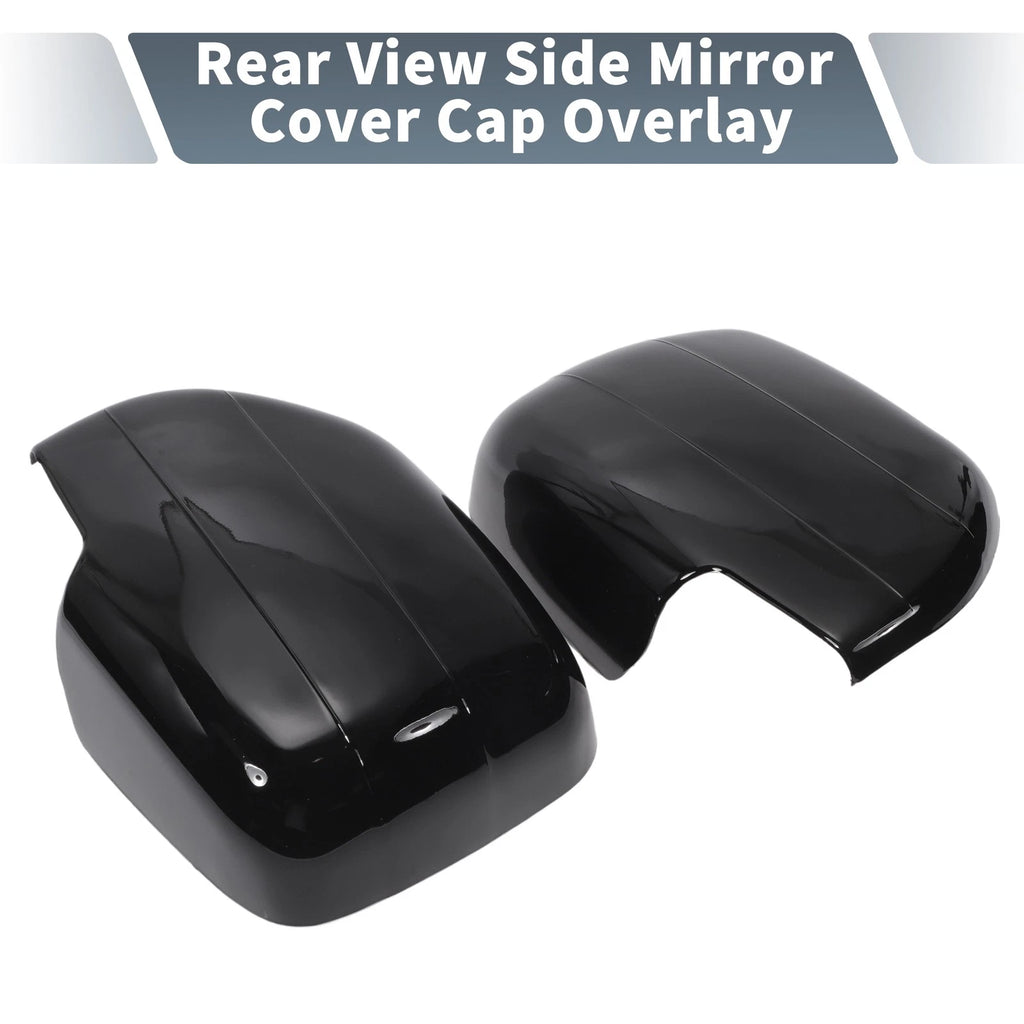 Rearview Mirror Cap Overlay Gloss Black Replacement for Toyota Land Cruiser (2010–2021)