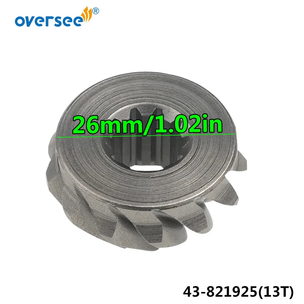 Pinion for Mercury Outboard 8 9.9 10 13.5 15 HP (43-821925, 13T)