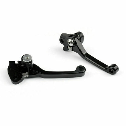Pair Pivot Brake Clutch Levers for Suzuki RMZ250 RMZ450 (2005–2014) T9