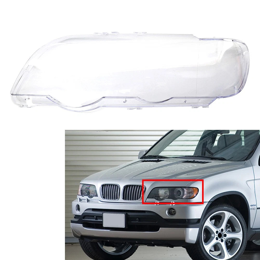 Left Side Headlight Cover for BMW X5 E53 (1999–2003)