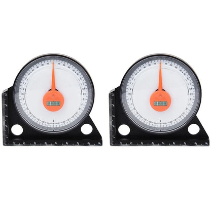 Set of 2 Magnetic Protractor Angle Level Finder Tools for Automotive Use