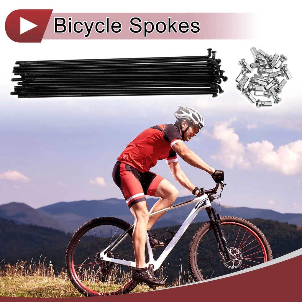 Bicycle Spokes 170mm Replacement Set for 13G Wheels (Fits Most Brands)