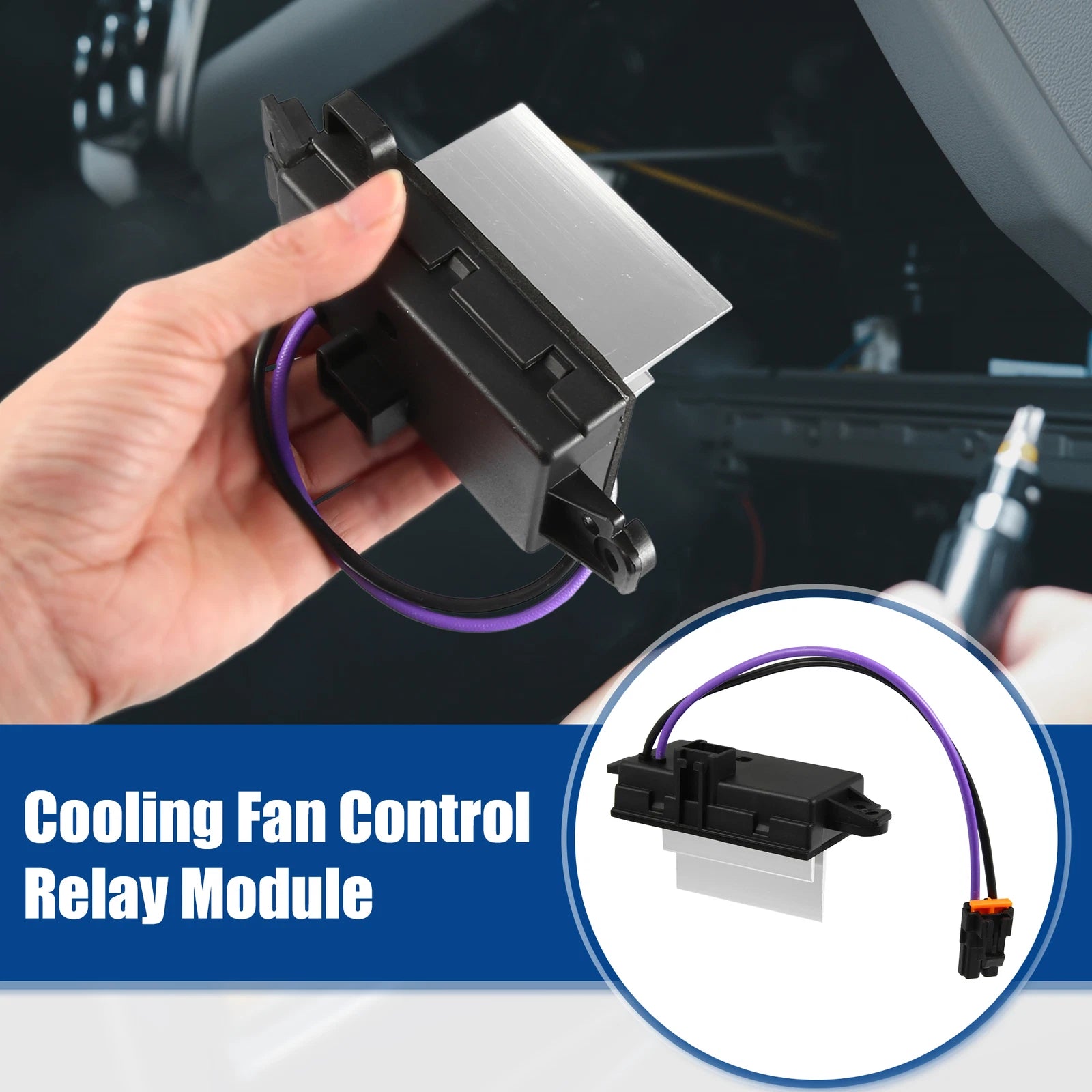 Radiator Cooling Fan Control Module for Chevrolet Trailblazer (2003–2008)