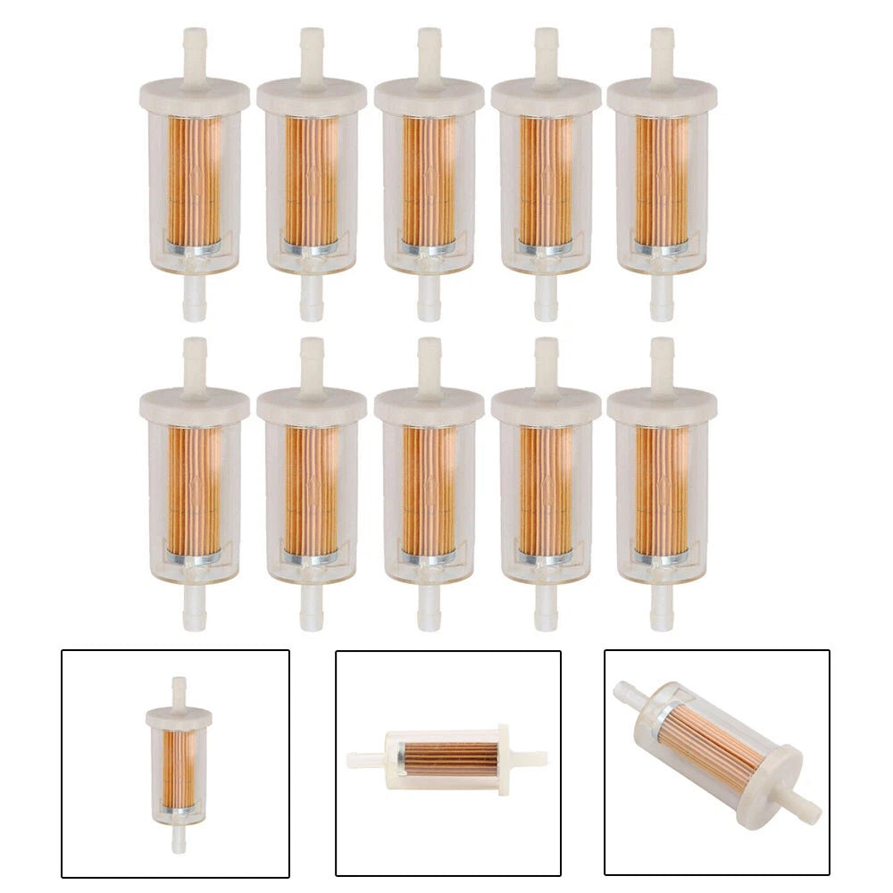 10pcs Fuel Filter for B&S 695666 5065 5065D 14469B BTT 30 (Fits Lawn Mower)