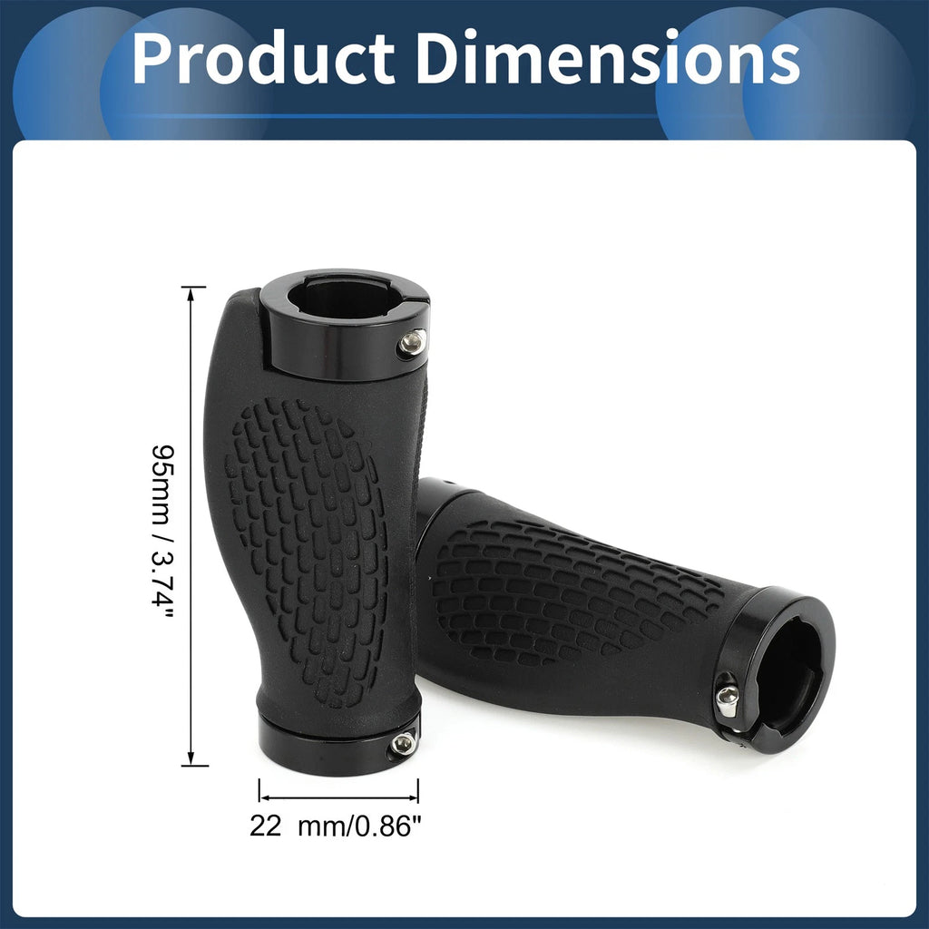Handlebar Grips Cover 95mm Non Slip End Protector Rubber Black for Yamaha (1990–2018)