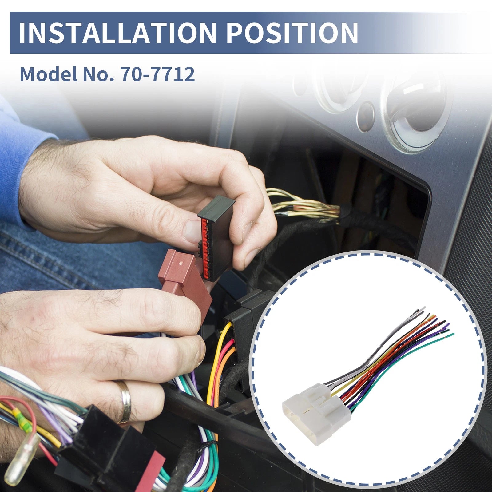 Car Stereo CD Player Wiring Harness Set for Honda Passport (1996–2002)
