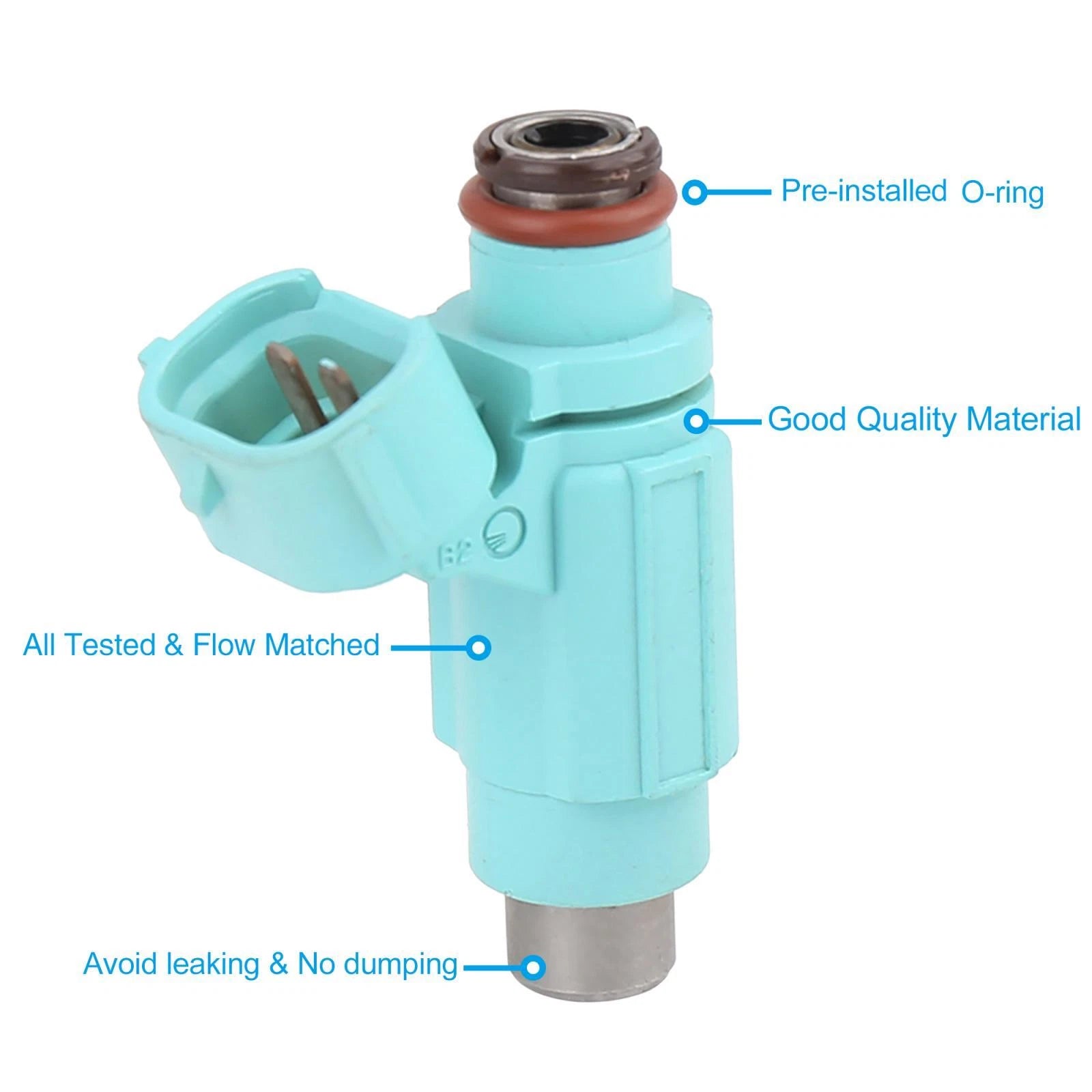 Car Fuel Injector DC 12V Replacement for Mitsubishi Outlander 2004–2006