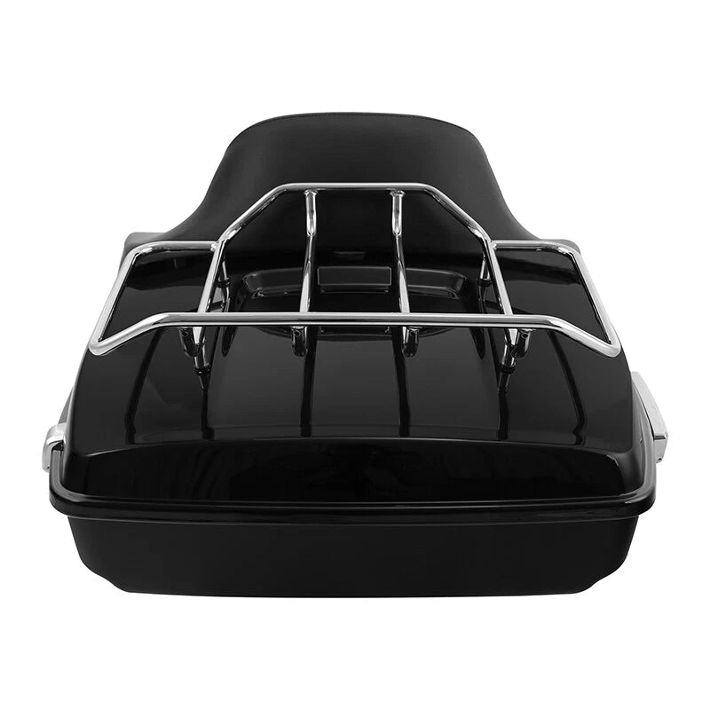 Chopped Trunk Backrest Rack Mount for Harley Touring Glide (1997–2008)