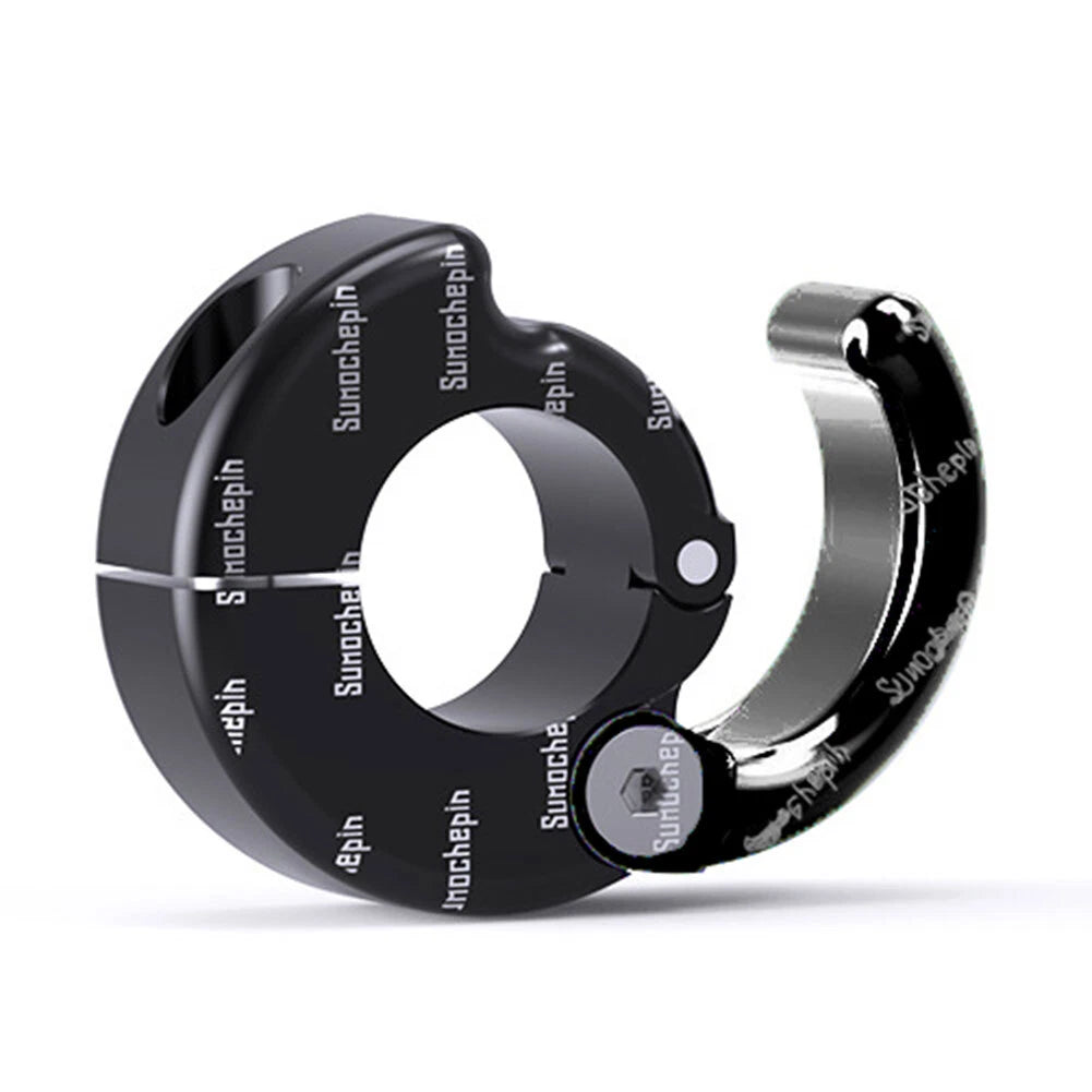 Helmet Hook Holder for Motorcycle ATV (21-28mm Handlebar) Black