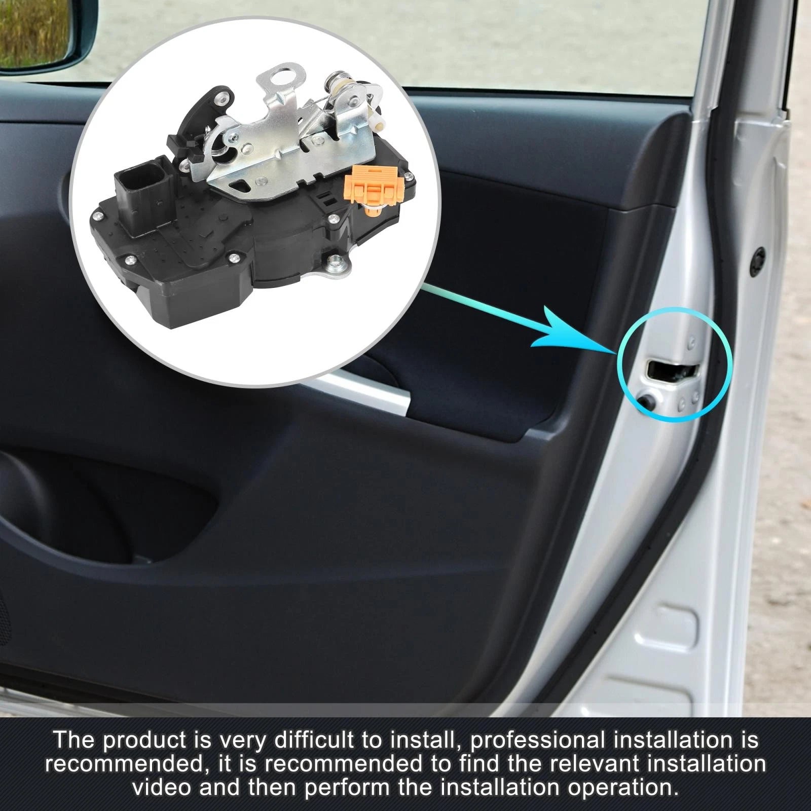 Door Lock Actuator Motor Rear Right Replacement for Cadillac Chevrolet (1991–2016)