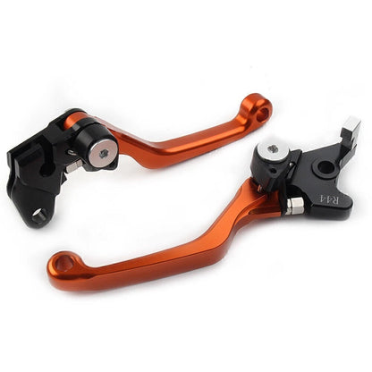 CNC Pivot Clutch Brake Levers for Kawasaki KLX250 D-Tracker (1993–1997) Orange
