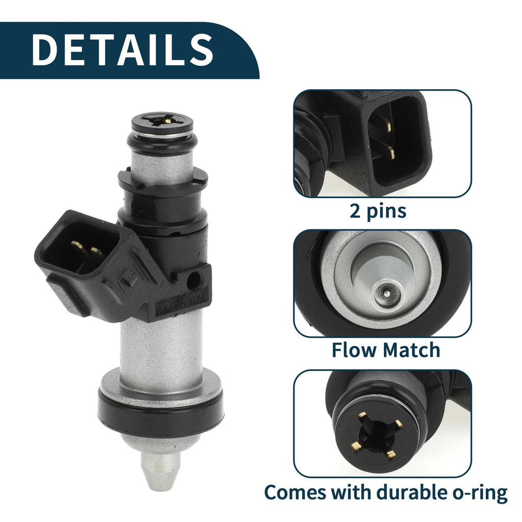 Fuel Injector Replacement for Honda CR-V 2.0 (1999–2001) 1 Piece Black