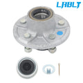 Pre-Greased Galvanized Trailer Hub Kit for 3500 lb Axle (5x4.5)