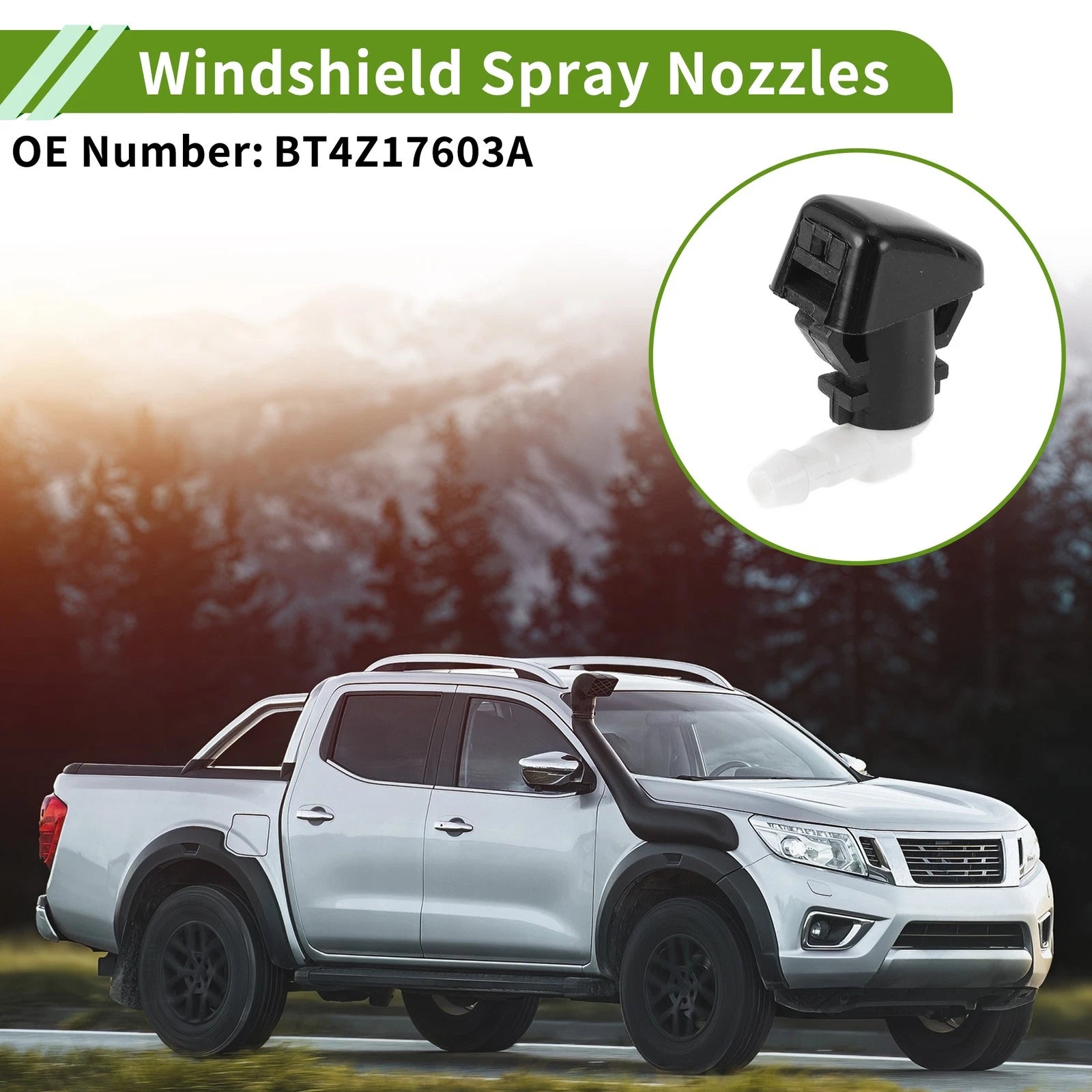 Windshield Washer Nozzle Set for Ford (No.BT4Z17603A)
