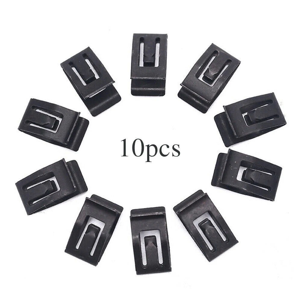 10X Dashboard Metal Retainer Clip for Car Front Console (Universal)