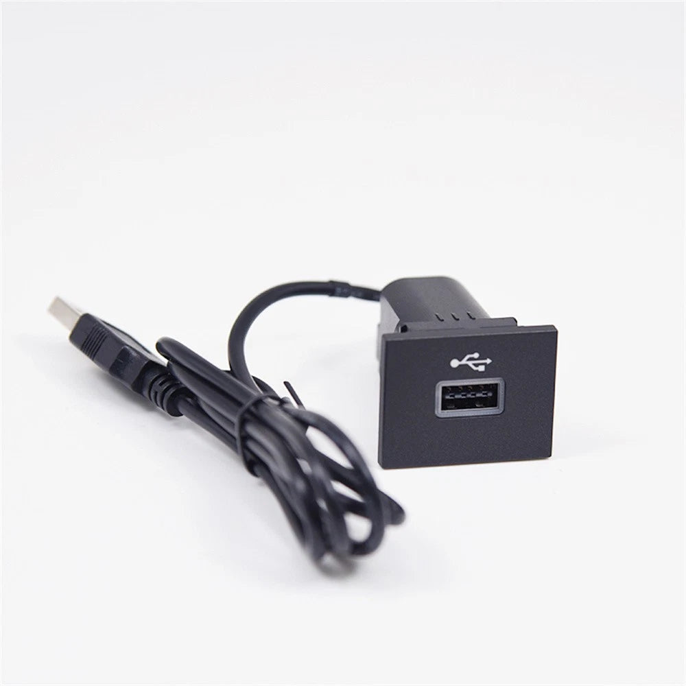 Car USB Input Adapter Audio Radio Socket with Cable For Ford Focus MK2 2005-2009